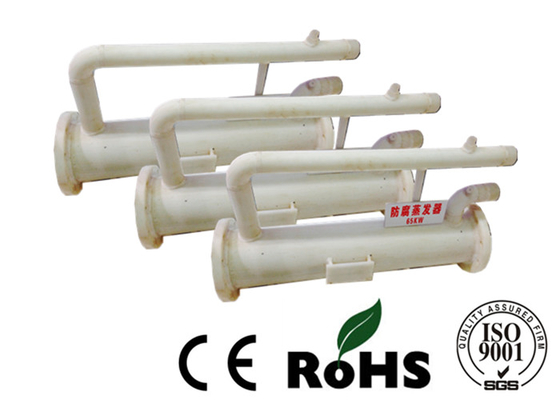 High Pressure Shell And Tube Heat Exchanger ABS Shell Material , Brass Brazing