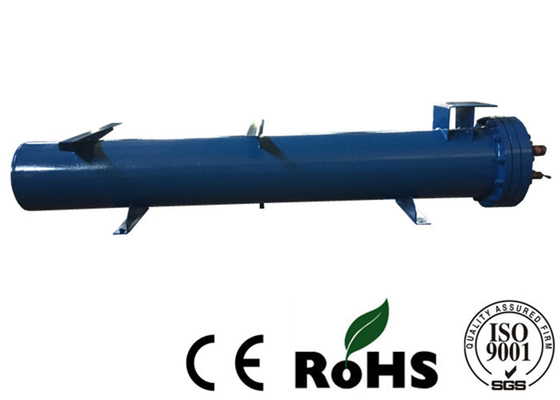 R407C Shell And Tube Type Heat Exchanger , Tube And Tube Condenser 18KW-4000KW