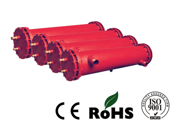 Water Cooled Shell And Tube Type Heat Exchanger Oil Cooler For Hydraulic System